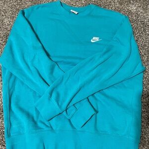 Nike Men's Vibrant Teal Crewneck Sweater